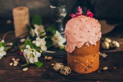 Traditional Russian Orthodox Easter bread kulich Product Image 1