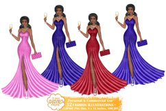 Black Woman Sublimation, Fashion Clipart, Graduation Png Product Image 3