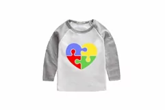 Autism Heart Svg, Awareness Svg, Autism Svg, Autism Puzzle Product Image 2
