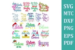 Christmas Quote/Saying Word BUNDLE 170 SVG Cut Files Product Image 29