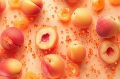 Peach Fruit Background Wallpaper Product Image 1