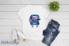 Patriotic truck png | Sublimation design | 4th July png Product Image 2