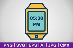 Vector Smart Watch Icon Product Image 1