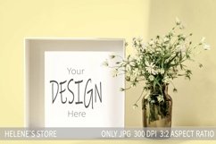 mothers day, white,  frame, mockup, wild flowers, square frame, international women,s day mockup frame, template, greeting card, birthday frame mockup