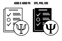 Psychological Test Icons Product Image 1