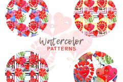 valentine's,hearts Watercolor png Product Image 7