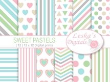 Pastel Digital Paper Pack Product Image 1