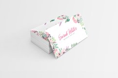 Floral Minimalist Business Card Template Product Image 4