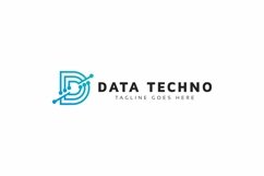 Data Techno D Letter Logo Product Image 2
