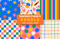 Back To School Patterns Back To School Digital Papers Product Image 1