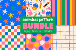 Back To School Patterns Back To School Digital Papers Product Image 1