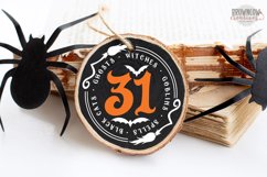 Farmhouse Halloween Round Sign SVG/Cut File Product Image 2