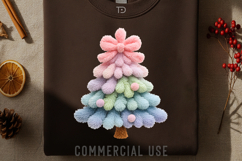 Preppy Christmas Tree, Latch Hook Yarn Faux Christmas Png Product Image 1