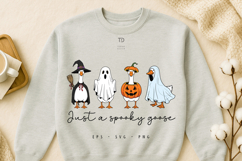 Spooky Goose PNG, SVG, Cute goose, Silly Goose, Spooky Goose Product Image 1