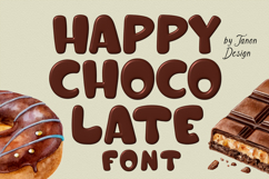 Happy Chocolate Bitmap SVG color font Product Image 1