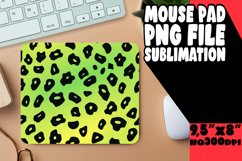 Leopard Print Glittery Mouse Pad Design Patterns PNG Product Image 1