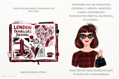 London Summer Travel Clipart Product Image 2