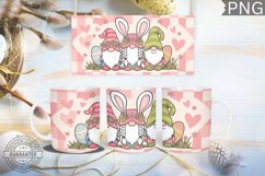 Easter Mug Wrap Design - Easter Gnome Sublimation Product Image 1