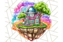 Bright Floating Island PNG Clipart for Fantasy Worlds &amp; Maps Product Image 4