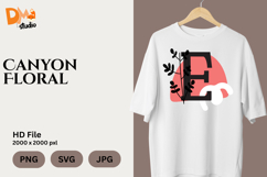 Canyon Floral Monogram Product Image 1