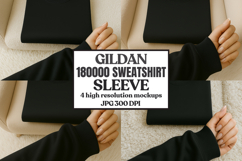 Gildan 18000 Sleeve Sweatshirt Mockup Product Image 1