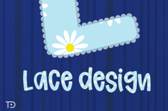 Shabby Chic Lace Font Bundles, Flora Lace font, Typography Product Image 2