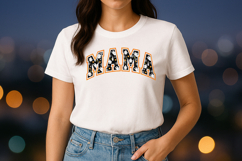Halloween Mama PNG Sublimation, T-shirt design Product Image 2