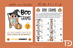 Boo Gram Editable Halloween Template, School Candy Gram Product Image 2