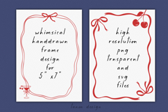 Whimsical Handdrawn Wine Party SVG, PNG Clipart Product Image 2