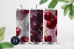 Glitter Coquette Cherry Pattern | Sparkly Glam Texture Paper Product Image 2