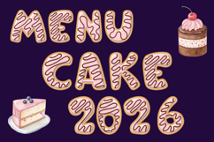 Pink Chocolate Bitmap SVG color font Product Image 2