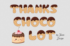 Choco Waffle Bitmap SVG color font Product Image 2