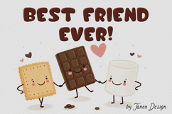 Happy Chocolate Bitmap SVG color font Product Image 2