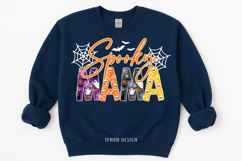Halloween Mama PNG Sublimation, T-shirt design Product Image 2