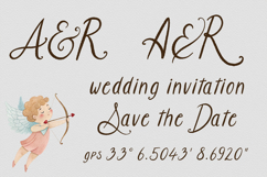 Loving de Rome. ink edge handwritten font Product Image 2