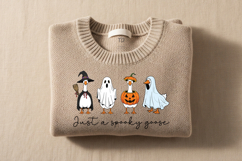 Spooky Goose PNG, SVG, Cute goose, Silly Goose, Spooky Goose Product Image 3
