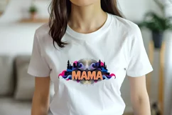 MAMA word clipart | Mothers day urban sublimation design png Product Image 4