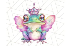 Pastel Fairy Clip Art PNG With Glitter, Rainbow Fairy Png Product Image 4