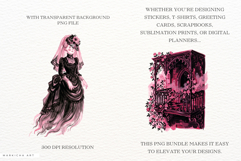 Creepy Moonlit Castle Clipart Product Image 2