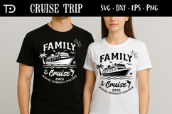 Family Cruise 2025 SVG, Cruising svg, Cruise Crew Product Image 2