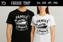 Family Cruise 2025 SVG, Cruising svg, Cruise Crew Product Image 2