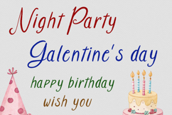 Loving de Rome. ink edge handwritten font Product Image 4