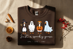 Spooky Goose PNG, SVG, Cute goose, Silly Goose, Spooky Goose Product Image 2