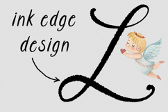 Loving de Rome. ink edge handwritten font Product Image 3