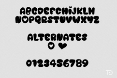 Groovy Loveis, cute Valentine display font Product Image 4