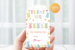 Party With My Peeps Easter Party Invitation, Canva Template Product Image 3