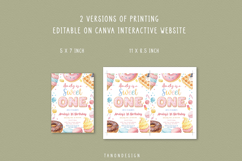 Sweet One Birthday Invitation, 1st Birthday Girl Invite Product Image 3