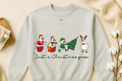 Christmas goose SVG PNG Sublimation, Silly goose, Funny SVG Product Image 3