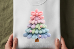 Preppy Christmas Tree, Latch Hook Yarn Faux Christmas Png Product Image 4