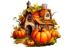Autumn Fantasy Houses Clipart Bundle Product Image 4